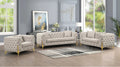 Cream Kadu 3 Pcs Sofa Set
