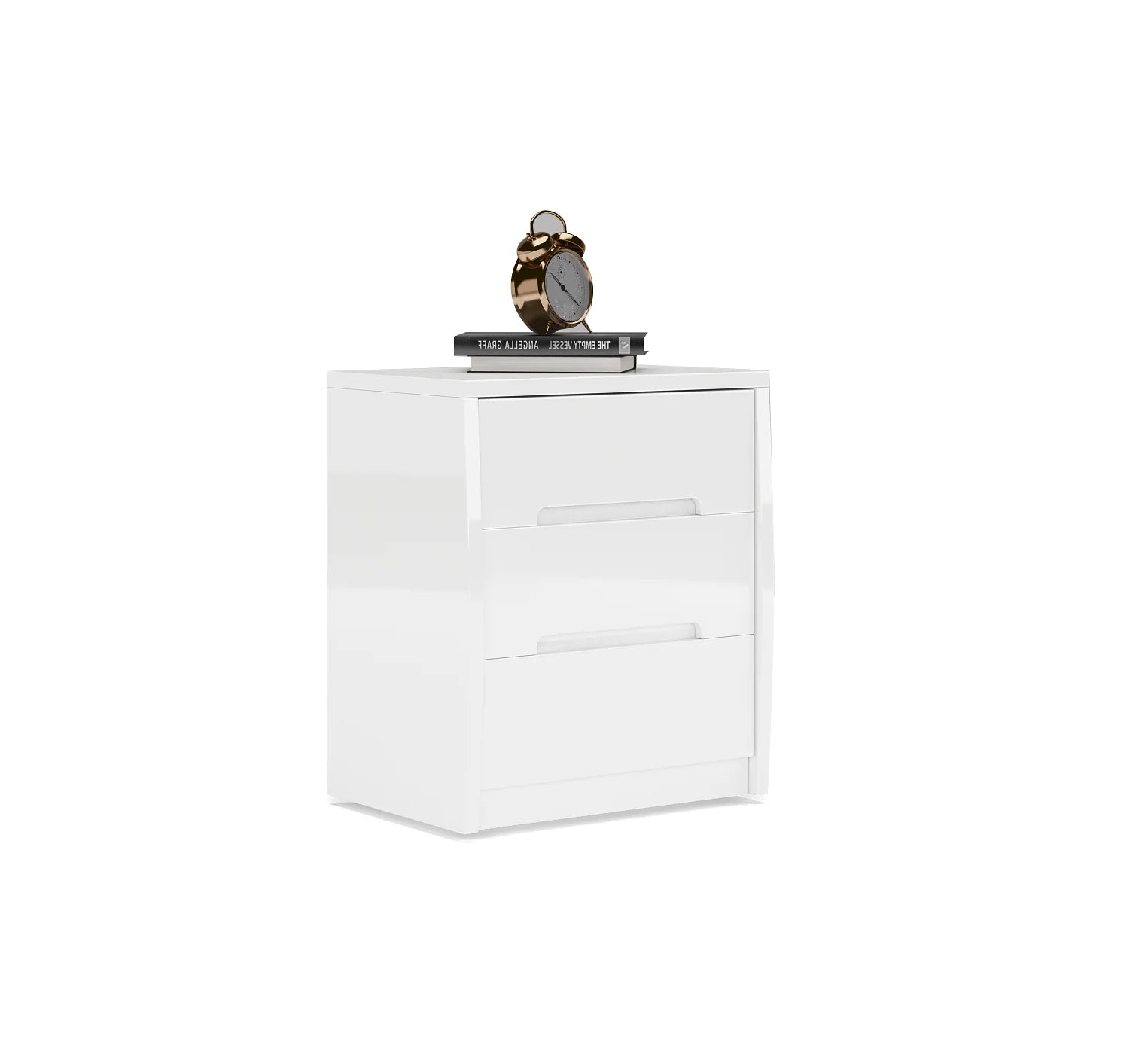 Glossy White 8Pcs Bedroom Set